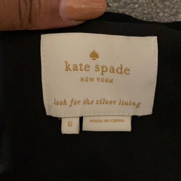 Size 6 Black Kate Spade Career Dress - Picture 2 of 3